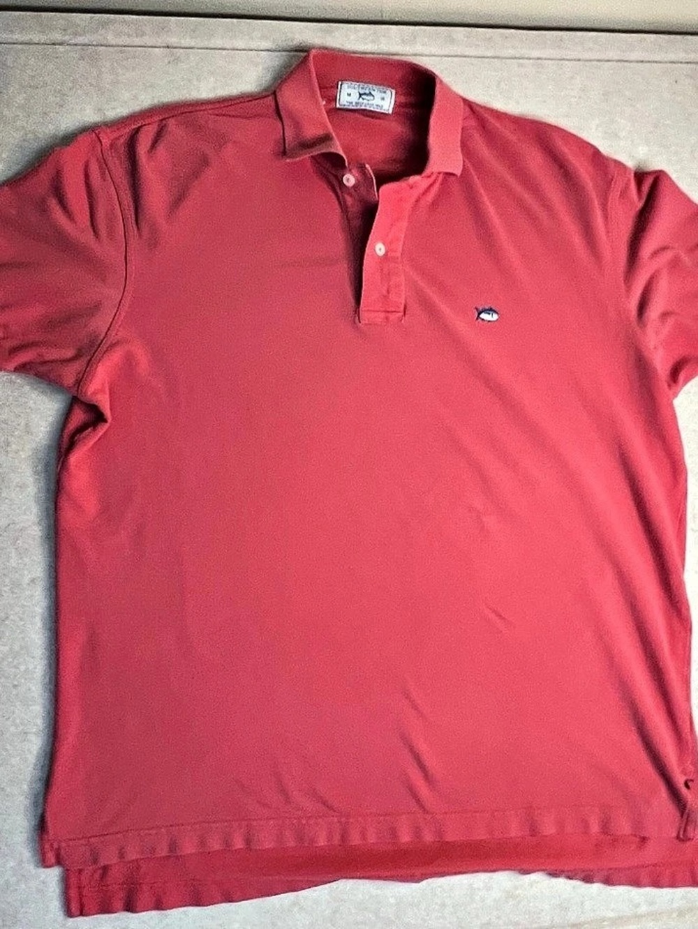 Southern Tide The Skipjack Polo Shirt Pink Salmon Salmon Medium